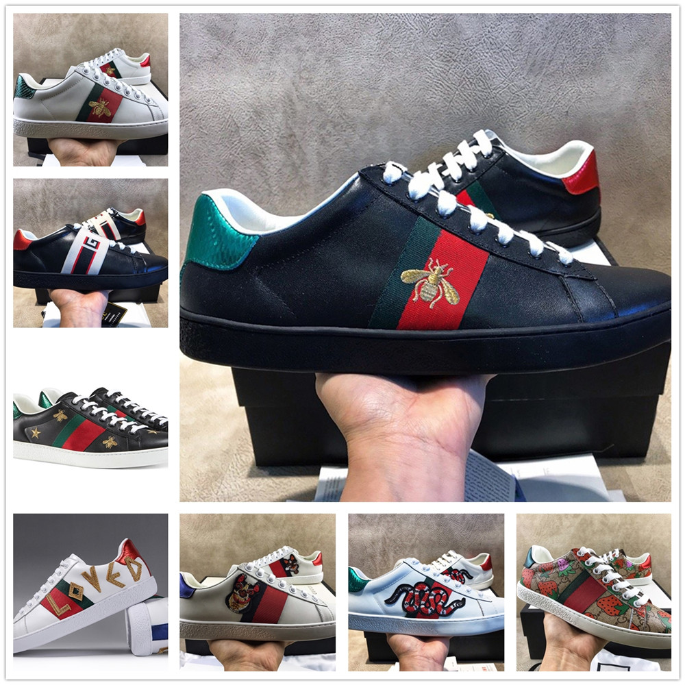 Fashion Men Women Casual Shoes Sneakers Shoes Top Quality Green Red Stripe Italy Bee Tiger Snake Loved Embroidered Trainers With Box, 14
Fashion Men Women Casual Shoes Sneakers Shoes Top Quality Green Red Stripe Italy Bee Tiger Snake Loved Embroidered Trainers With Box, 14