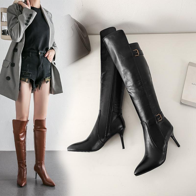 2020 sexy party women knee-high boots woman Classic dropship large sizes 43 thin high heels Women's Shoes Woman, Black
2020 sexy party women knee-high boots woman Classic dropship large sizes 43 thin high heels Women's Shoes Woman, Black