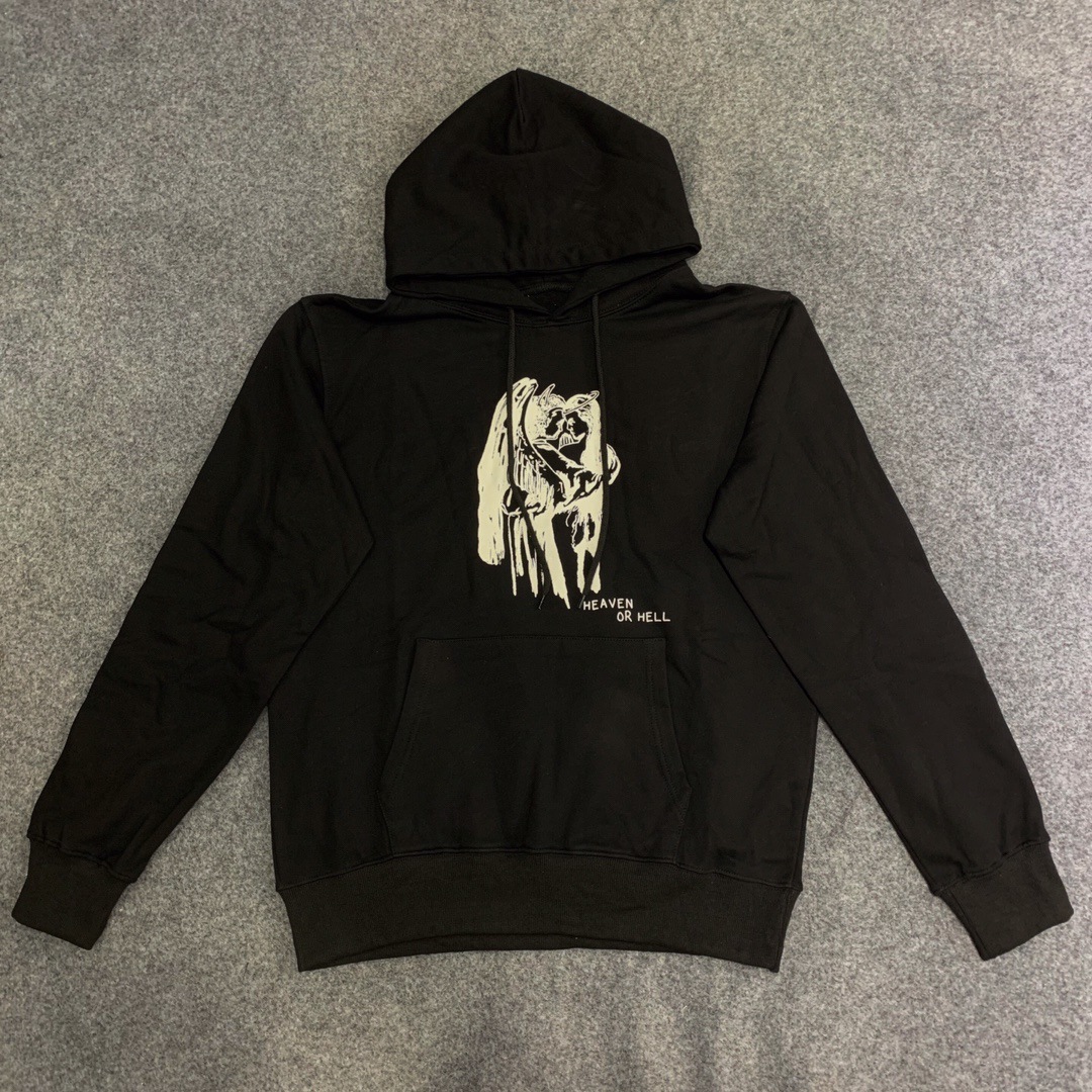 Travis Scott don toliver heaven or hell TS Hoodie, Black