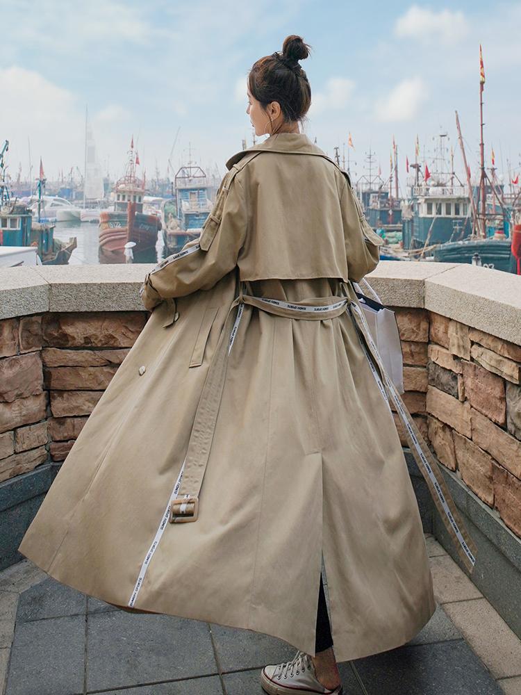 Khaki Over-knee Trench Coat For Women 2020 Autumn New Korean Style Temperament Loose Design Chic Windbreaker Ladies Outwear
Khaki Over-knee Trench Coat For Women 2020 Autumn New Korean Style Temperament Loose Design Chic Windbreaker Ladies Outwear