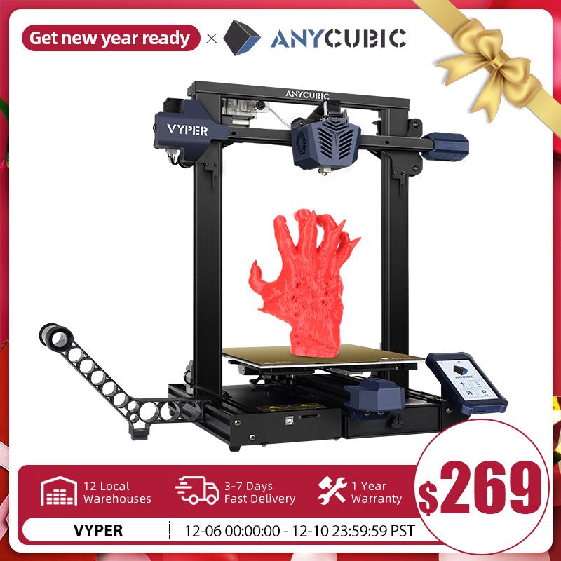 Printers Pre-sale ANYCUBIC Vyper Auto-leveling 3D Printer Build Volume 245*245*260mm High-speed Slient Printing 32-bit FDM
Printers Pre-sale ANYCUBIC Vyper Auto-leveling 3D Printer Build Volume 245*245*260mm High-speed Slient Printing 32-bit FDM