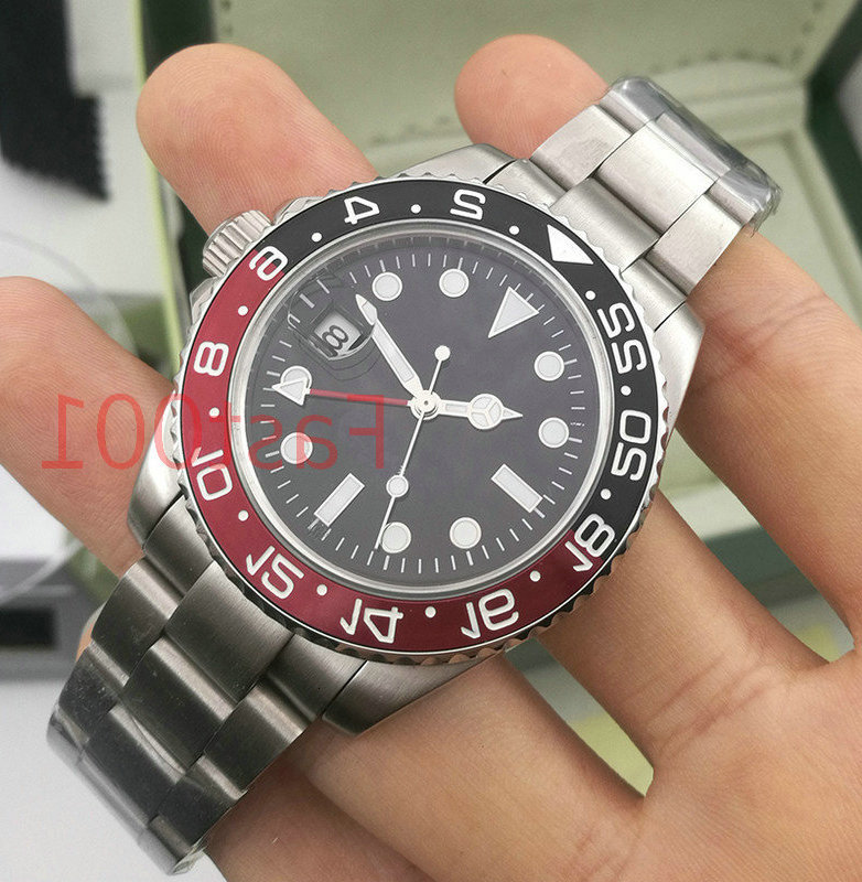Fashion New Gmt Ceramic Bezel Mens Mechanical Ss Automatic 2813 Movement Watch Sports Watches Men Designer Wristwatches Btime
Fashion New Gmt Ceramic Bezel Mens Mechanical Ss Automatic 2813 Movement Watch Sports Watches Men Designer Wristwatches Btime