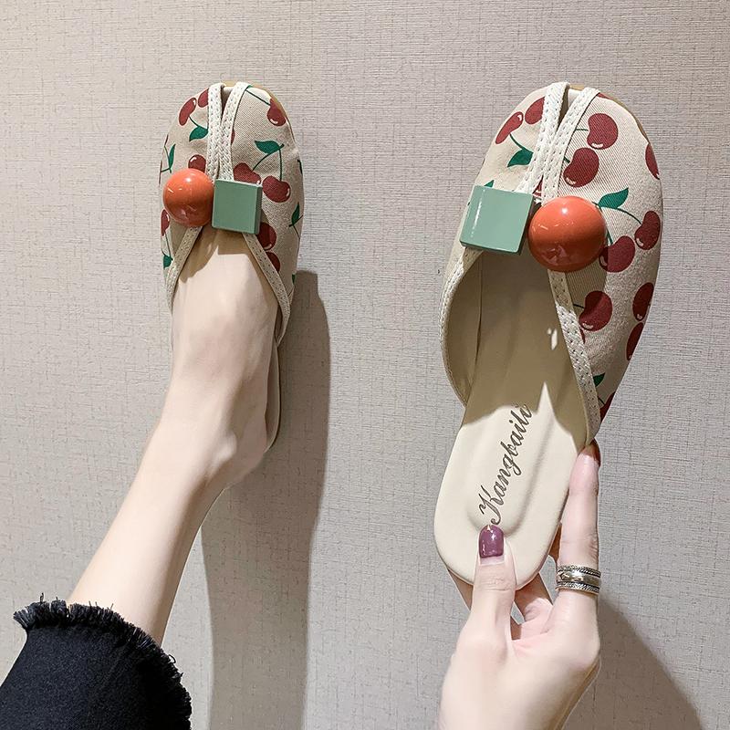 Women Mules Closed Toe Cloth Shoes Round Toe Backless Casual Flat Slippers Comfortable Slip on Print Color Summer Beach, Pineapple
Women Mules Closed Toe Cloth Shoes Round Toe Backless Casual Flat Slippers Comfortable Slip on Print Color Summer Beach, Pineapple