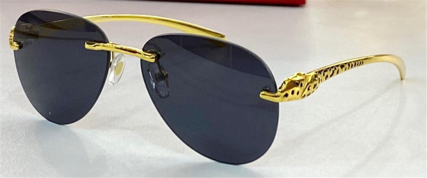 New fashion design sunglasses 81339595 pilot frame rimless leopard temples simple and popular style outdoor uv400 protection glasses
New fashion design sunglasses 81339595 pilot frame rimless leopard temples simple and popular style outdoor uv400 protection glasses