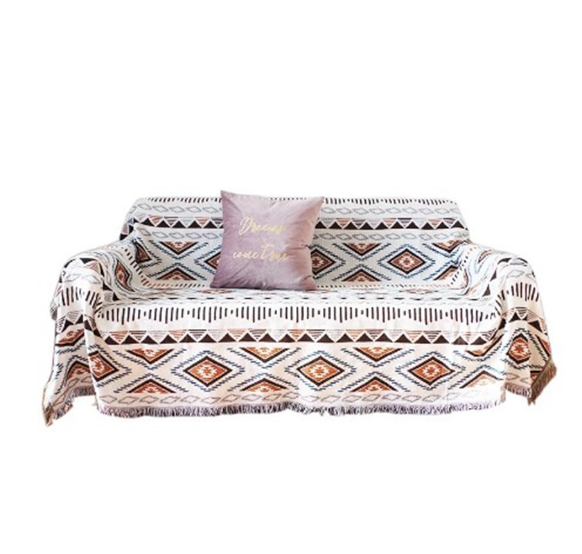 Geometry Throw Blanket Sofa Towel Blanket For Couch Sofa Decorative Slipcover Throws Rectangular Stitching Travel Plane Blanket