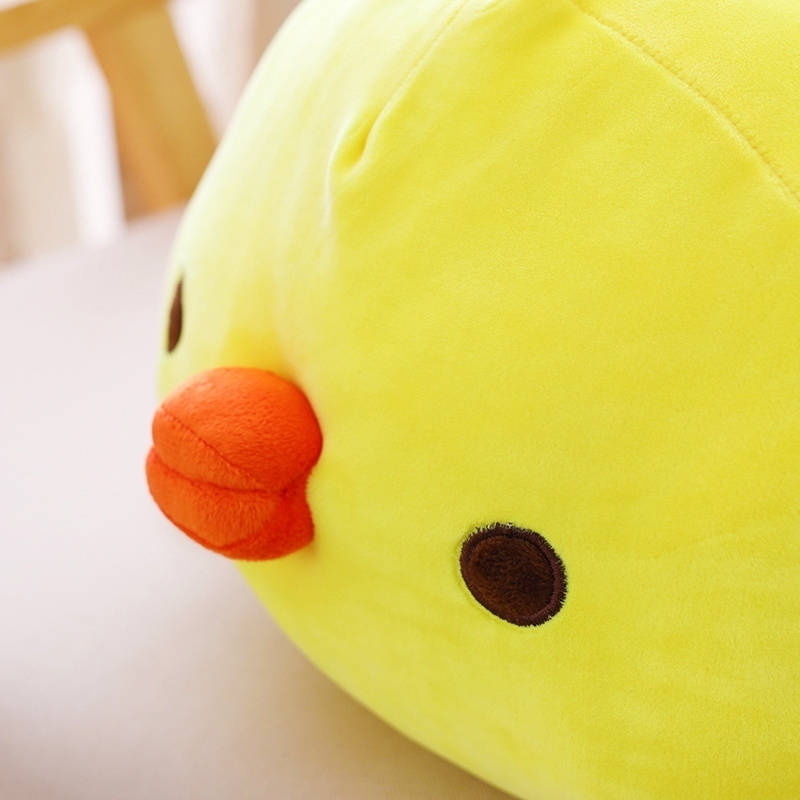 Cute chick Pillow Chicken Cushion Psh Toys holding sleeping Doll Birthday Gift For girl Children Y200111