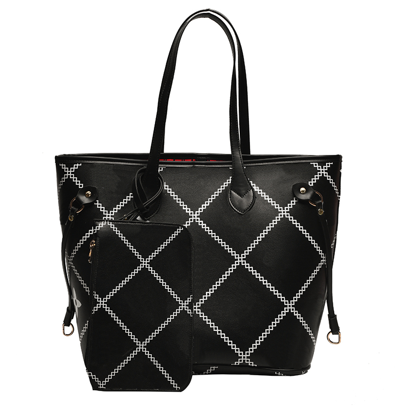 2-pieces Brand Designer handbag for women Shoulder Bag famous brands designers handbags high quality flower printing crossbody bag purse, Black
2-pieces Brand Designer handbag for women Shoulder Bag famous brands designers handbags high quality flower printing crossbody bag purse, Black