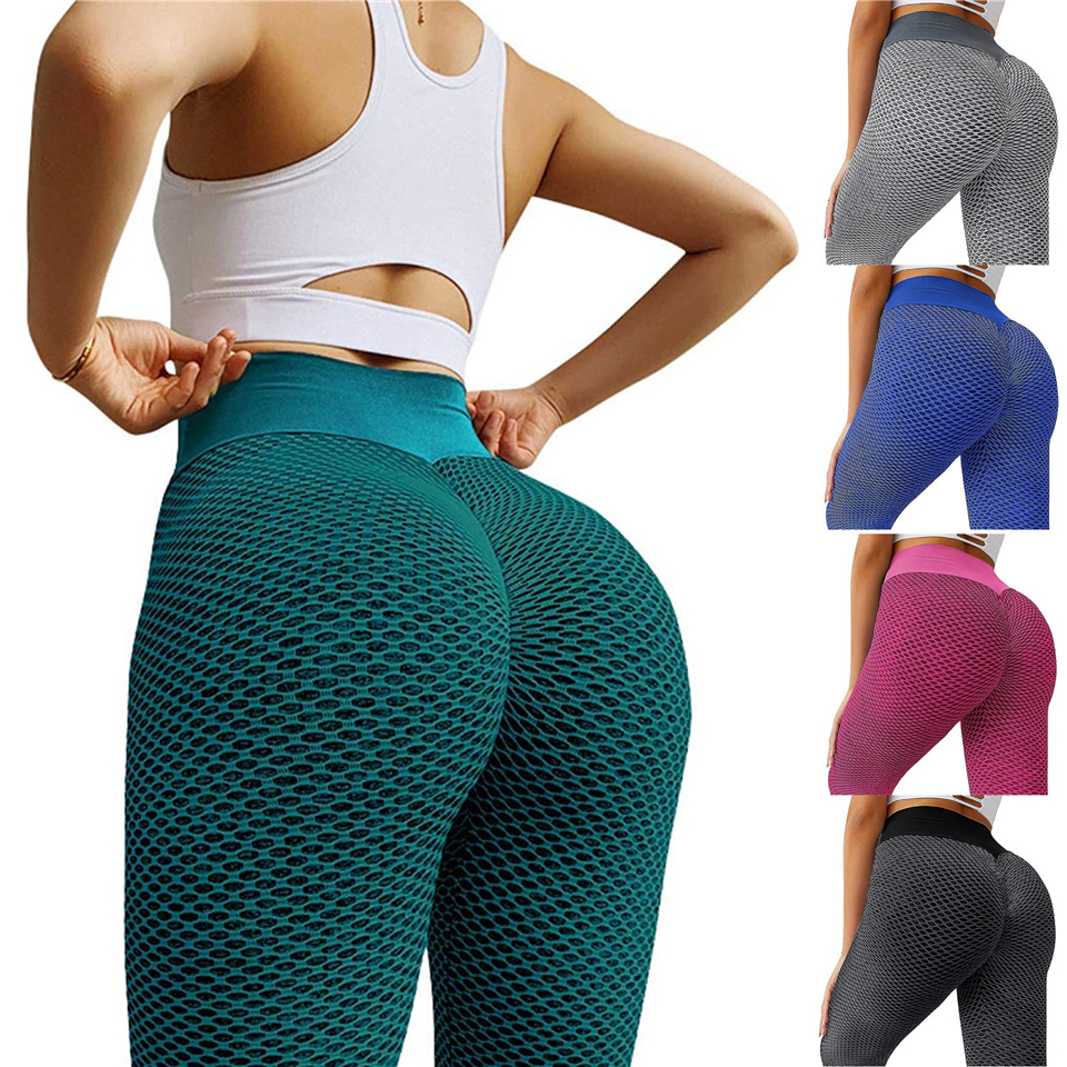 Women' High Waist Yoga Pants Tummy Control Slimming Booty Leggings Workout Running Butt Lift Tights T667, Light gray 
Women' High Waist Yoga Pants Tummy Control Slimming Booty Leggings Workout Running Butt Lift Tights T667, Light gray