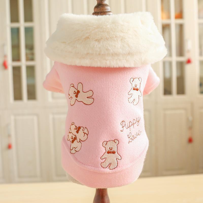 PETCIRCLE Pet Clothes Teddy Pomeranian Bichon Dog Small Dog Plus Velvet Autumn and Winter Warm Thicken Large Lapel Collar Jacket1, Blue
PETCIRCLE Pet Clothes Teddy Pomeranian Bichon Dog Small Dog Plus Velvet Autumn and Winter Warm Thicken Large Lapel Collar Jacket1, Blue
