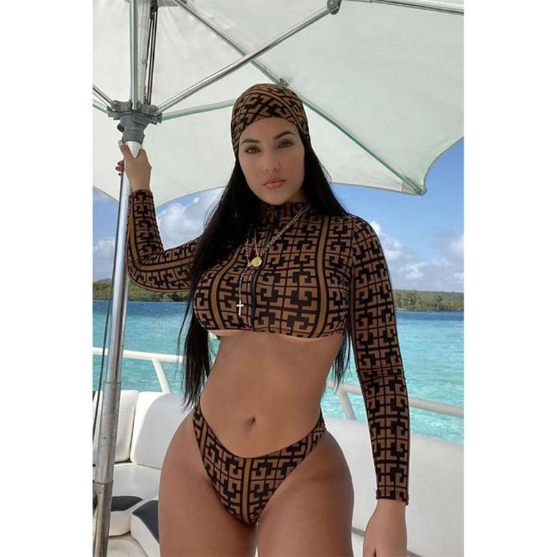 Women' Swimwear Fashion Bikini Nova 3 Piece Sunkini Set Women Swimsuit Geometric Print Plus Size Sexy Bandana Zipper Split Bathing Suit
Women' Swimwear Fashion Bikini Nova 3 Piece Sunkini Set Women Swimsuit Geometric Print Plus Size Sexy Bandana Zipper Split Bathing Suit