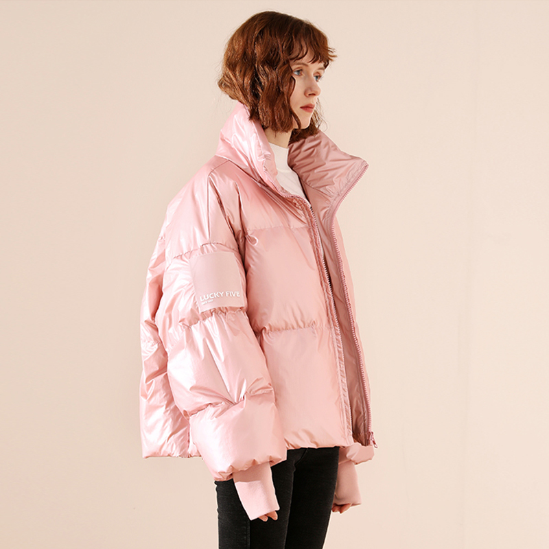 Glossy Waterproof Female Jacket Parka Winter Jacket Women Fashion Windproof Warm Padded Down Parkas Female Coat Women 201125