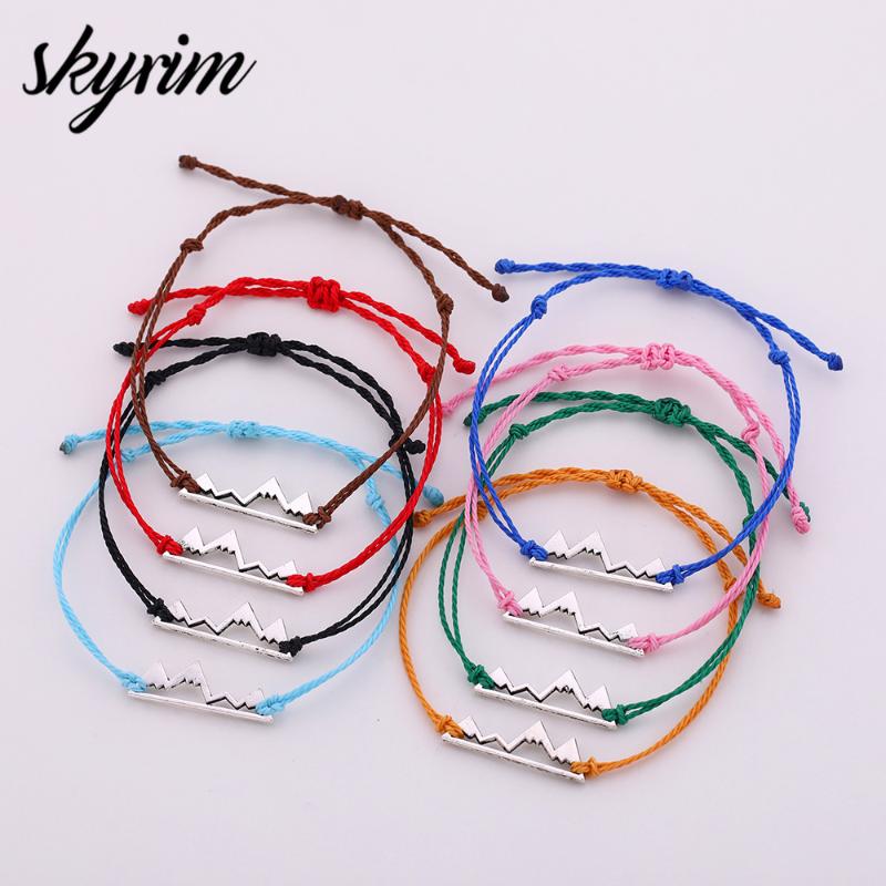 Skyrim Romantic Mountain Adventure Hiking Bracelet Hand-woven Rope Chain for Outdoors Traveler Lovers jewelry gift
Skyrim Romantic Mountain Adventure Hiking Bracelet Hand-woven Rope Chain for Outdoors Traveler Lovers jewelry gift