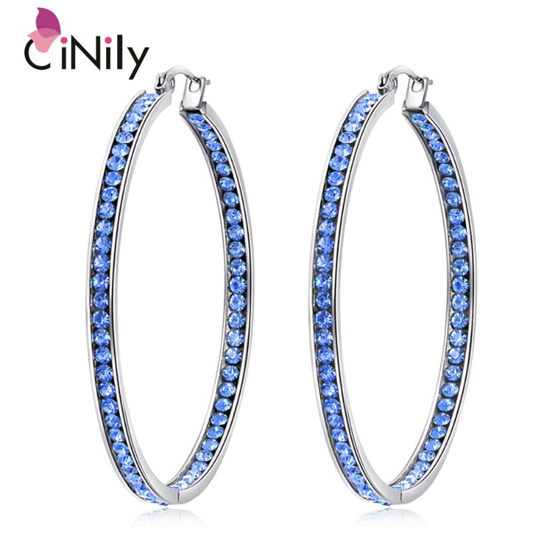 CiNily Silver Plated Gold /Blue & White CZ Crystal Hoop Earrings Stainless Steel Summer Party Cute Jewelry Gift for Girl Woman
CiNily Silver Plated Gold /Blue & White CZ Crystal Hoop Earrings Stainless Steel Summer Party Cute Jewelry Gift for Girl Woman