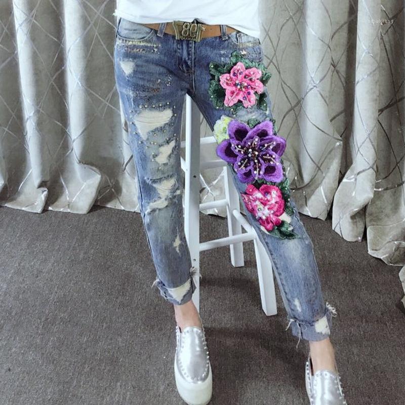 New Europe Fashion Bronzing sequins Nail bead Printed BF Women Hole Ripped Jeans Slim Ladies Denim Pencil Pants Vintage Trousers1, Light blue
New Europe Fashion Bronzing sequins Nail bead Printed BF Women Hole Ripped Jeans Slim Ladies Denim Pencil Pants Vintage Trousers1, Light blue