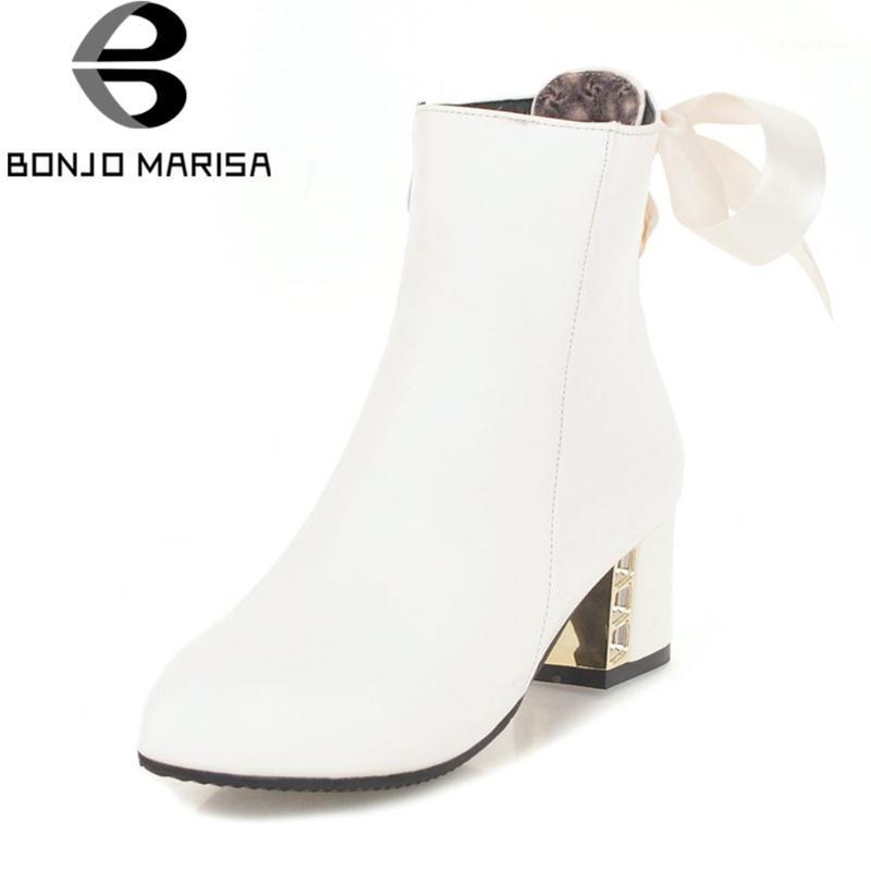 BONJOMARISA Plus Size 32-48 Mature Solid White Ankle Booties Women Autumn Winter 2020 lace-up High Heels Shoes Woman1, Black 
BONJOMARISA Plus Size 32-48 Mature Solid White Ankle Booties Women Autumn Winter 2020 lace-up High Heels Shoes Woman1, Black