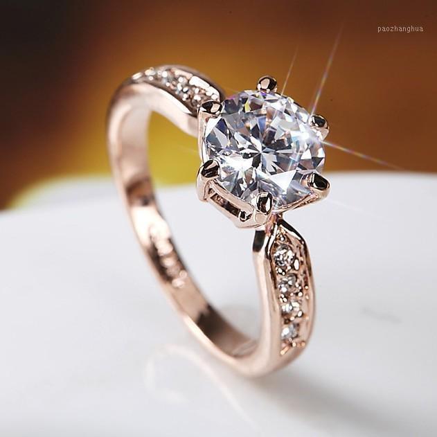 Wedding Rings Women Austrian Cubic Zirconia Engagement/Wedding Finger Ring For Rose Gold Color Fashion Brand Jewelry Girls, Slivery;golden
Wedding Rings Women Austrian Cubic Zirconia Engagement/Wedding Finger Ring For Rose Gold Color Fashion Brand Jewelry Girls, Slivery;golden