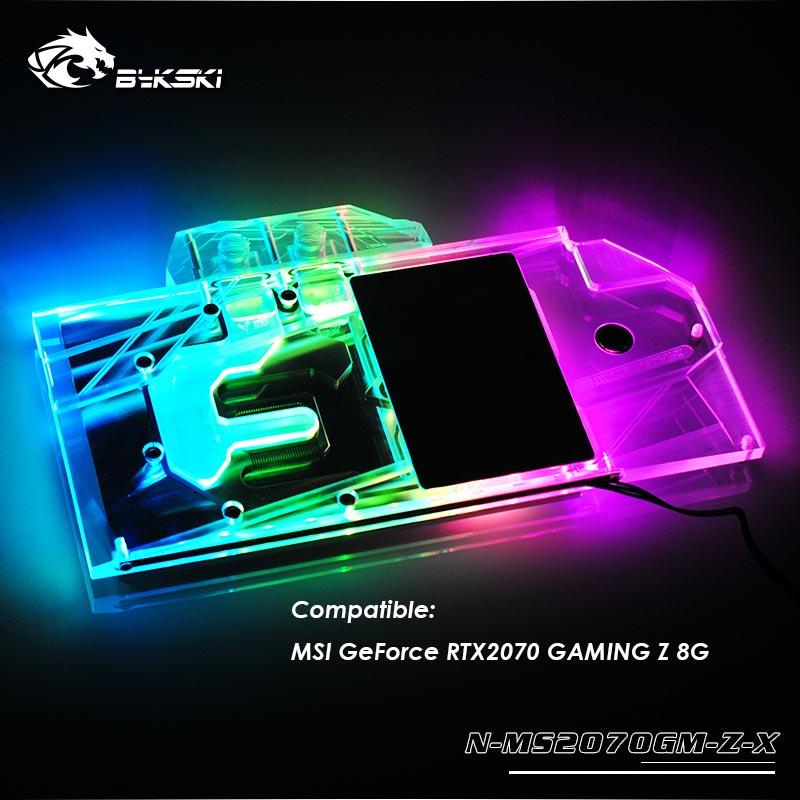 Bykski Gpu Water Block use for MSI RTX2070 GAMING Z 8G/RTX2070 ARMOR/Full Cover Copper Radiator Block/3PIN 5V RGB/4PIN 12V A-RGB
Bykski Gpu Water Block use for MSI RTX2070 GAMING Z 8G/RTX2070 ARMOR/Full Cover Copper Radiator Block/3PIN 5V RGB/4PIN 12V A-RGB