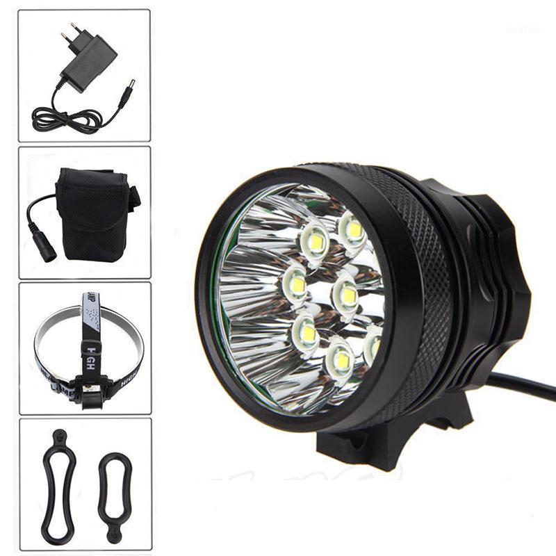 9xT6 Bicycle Front Light Ultra Bright MTB Bike Handlebar With 9000mAh 8.4v Battery Pack Night Cycling LED Lamp BC05451
9xT6 Bicycle Front Light Ultra Bright MTB Bike Handlebar With 9000mAh 8.4v Battery Pack Night Cycling LED Lamp BC05451