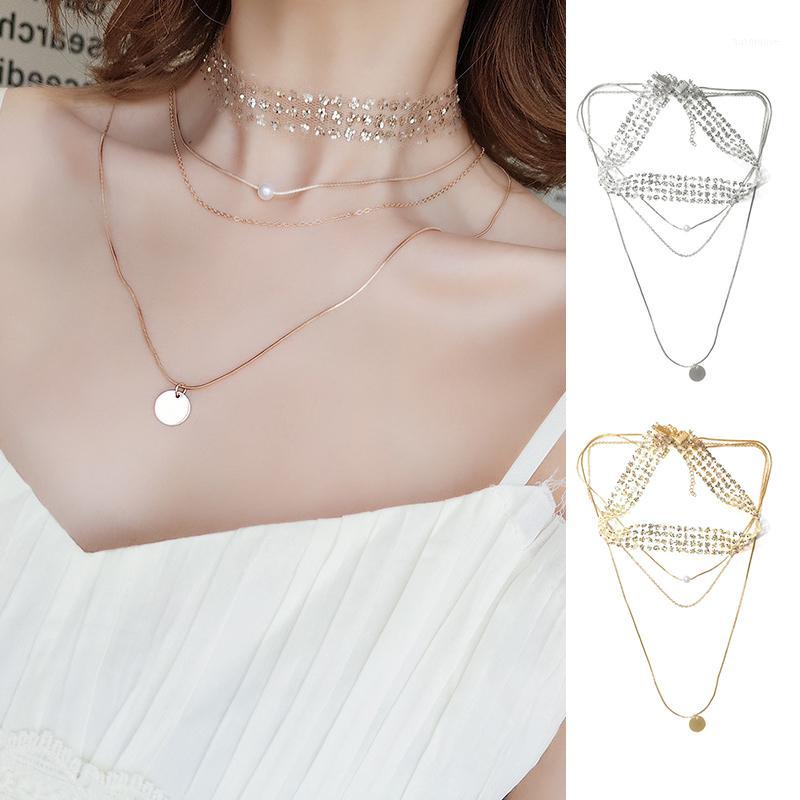 Wide Sequins Gauze Mesh Collar Choker Necklaces Beads Imitation Pearl Coin Pendant Multi-Layer Romantic Chain Necklace Women1
Wide Sequins Gauze Mesh Collar Choker Necklaces Beads Imitation Pearl Coin Pendant Multi-Layer Romantic Chain Necklace Women1