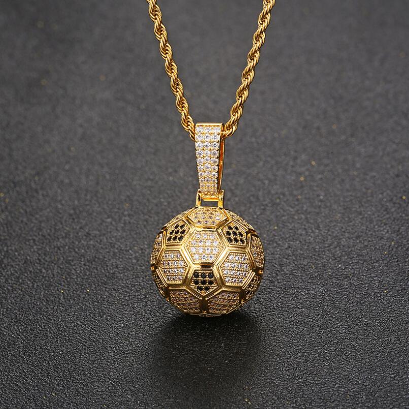 Football Soccer Pendant Necklaces Ball Enamel Crystal Sporty Ball Hippie Necklace for Men and Women Chain luxury necklace
Football Soccer Pendant Necklaces Ball Enamel Crystal Sporty Ball Hippie Necklace for Men and Women Chain luxury necklace