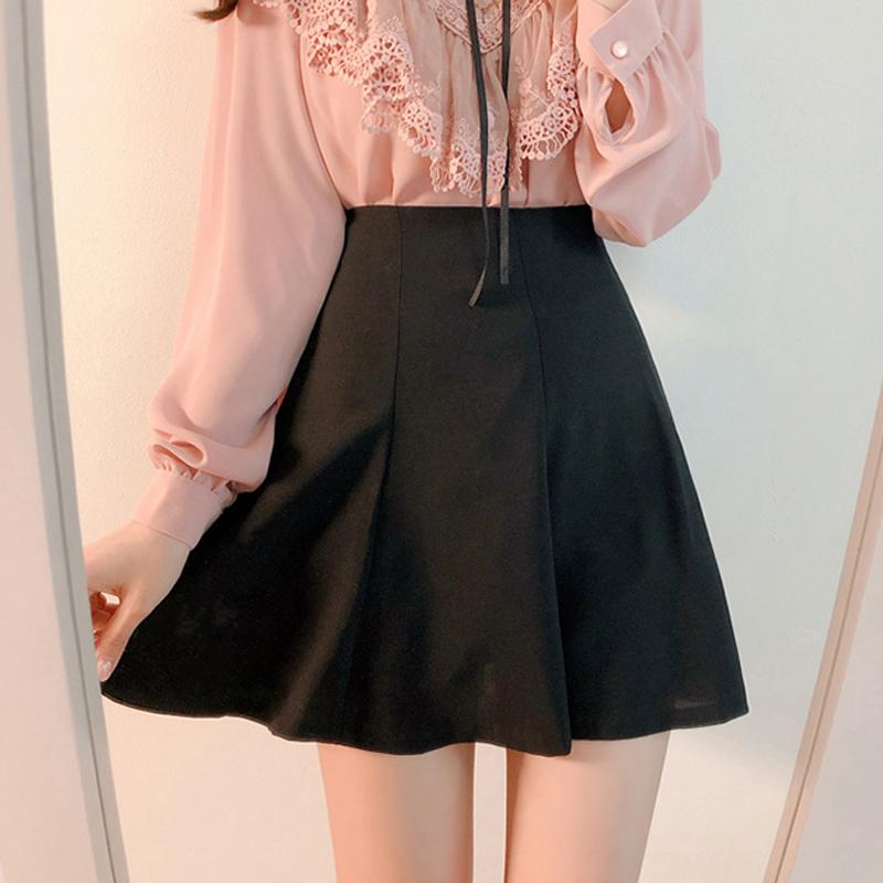 Black Flared Skirts Womens 2021 Fashion Solid Color Pleated Mini Skirt Office Lady Elastic High Waist Short Skirts Mujer Faldas
Black Flared Skirts Womens 2021 Fashion Solid Color Pleated Mini Skirt Office Lady Elastic High Waist Short Skirts Mujer Faldas