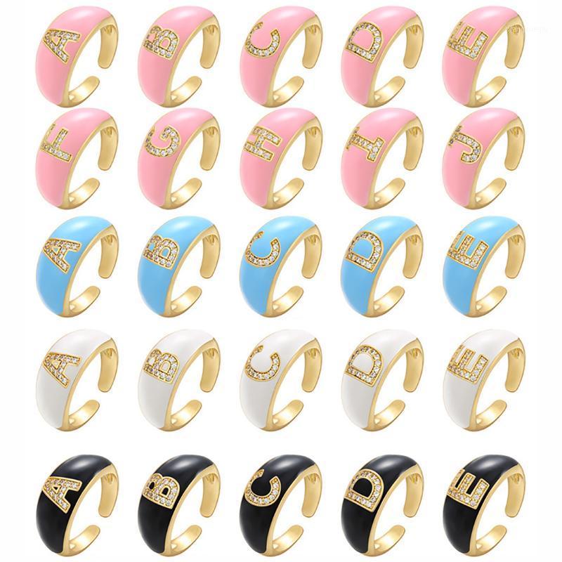 Cluster Rings Pink Blue White Enamel Dripping Oil Metal Width Ring For Women, Letter Zircon Opening Wedding Jewelry, Golden;silver
Cluster Rings Pink Blue White Enamel Dripping Oil Metal Width Ring For Women, Letter Zircon Opening Wedding Jewelry, Golden;silver