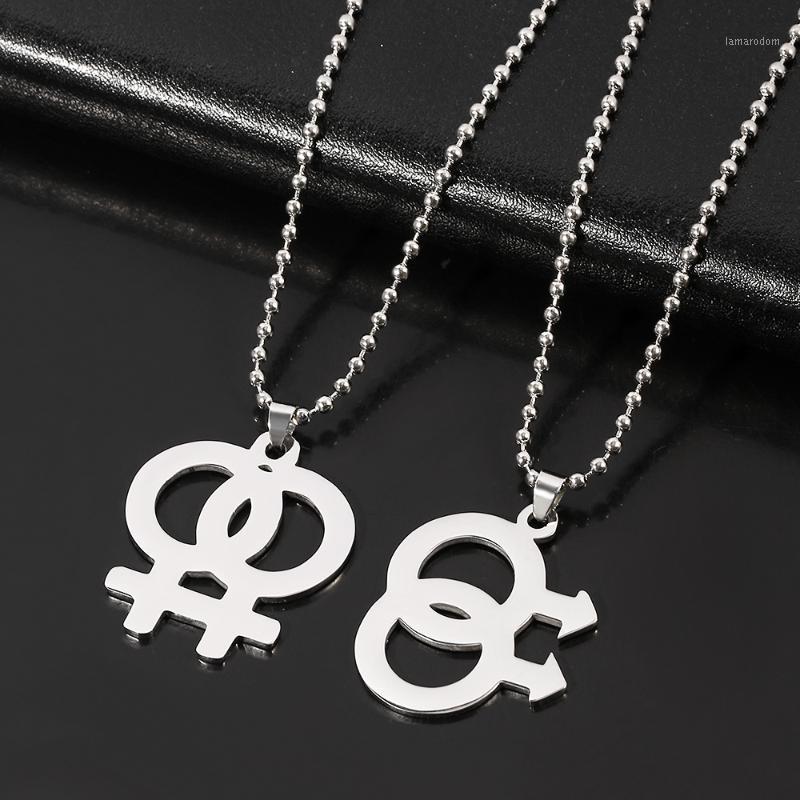 Pendant Necklaces Stainless Steel Homosexuality Lesbian Gay Necklace Trendy For Women Man Friend Collar Jewelry Charm Bar Party Chain1, Silver
Pendant Necklaces Stainless Steel Homosexuality Lesbian Gay Necklace Trendy For Women Man Friend Collar Jewelry Charm Bar Party Chain1, Silver