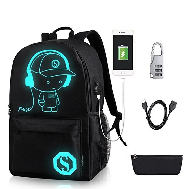 Anime Luminous Student School Bag School Backpack For Boy girl Daypack Multifunction USB Charging Port and Lock School Bag Black Y200106, No usb star-l
Anime Luminous Student School Bag School Backpack For Boy girl Daypack Multifunction USB Charging Port and Lock School Bag Black Y200106, No usb star-l