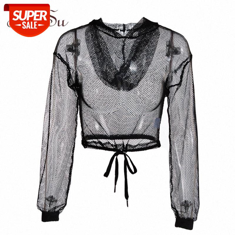 ArtSu Women Tshirts for Summer Black Mesh Top Hooded Long Sleeve Crop Top Sexy Transparent Summer Casual T-shirt ASTS20360 #pe3x, White
ArtSu Women Tshirts for Summer Black Mesh Top Hooded Long Sleeve Crop Top Sexy Transparent Summer Casual T-shirt ASTS20360 #pe3x, White