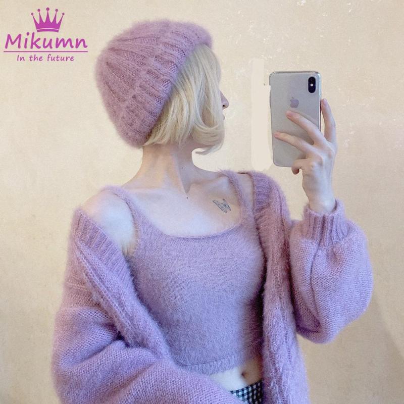 Japanese Harajuku Girls Purple Knitted Beanie Hat Women's Winter Warm Soft Cute Casual Caps, As pic
Japanese Harajuku Girls Purple Knitted Beanie Hat Women's Winter Warm Soft Cute Casual Caps, As pic