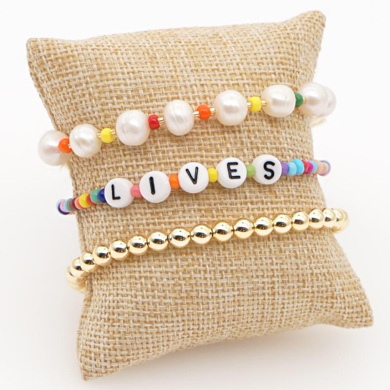 Go2boho LIVES Letter Freshwater Pearl Bracelet Jewelry Women Freshwater Pearl Colorfast Beads Beautiful Girl Bracelets
Go2boho LIVES Letter Freshwater Pearl Bracelet Jewelry Women Freshwater Pearl Colorfast Beads Beautiful Girl Bracelets