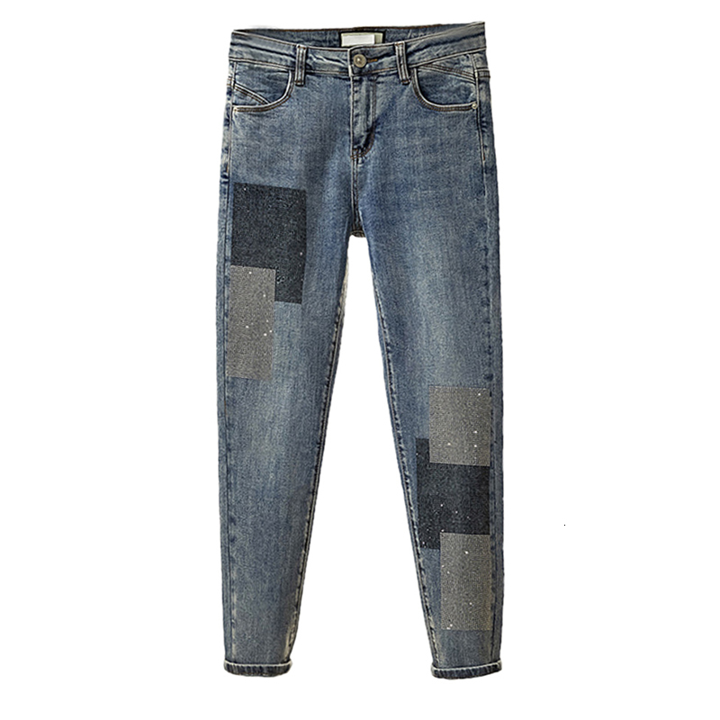 Women's Brim Big-time Casual Skinny Fashion Elastic Strength Female Jeans Autumn 4xl Thin Pencil Cowboy Pants R75 75ig, Blue
Women's Brim Big-time Casual Skinny Fashion Elastic Strength Female Jeans Autumn 4xl Thin Pencil Cowboy Pants R75 75ig, Blue