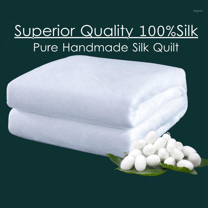 Superior Quality 100%Silk Quilts Pure Handmade Chinese Silk Comforter Combed Cotton Jacquard Cover Fabric Silk Blankets 3 colors1, White
Superior Quality 100%Silk Quilts Pure Handmade Chinese Silk Comforter Combed Cotton Jacquard Cover Fabric Silk Blankets 3 colors1, White