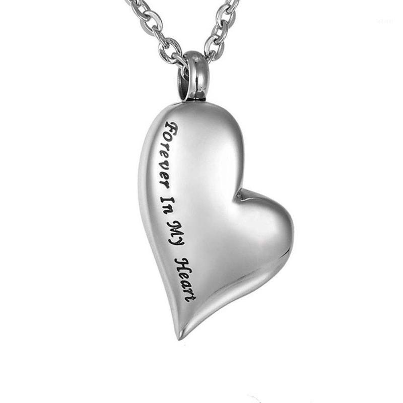 Urn Necklaces for Ashes Women Engraved "Forever In My Heart" Heart Cremation Jewelry Memorial Keepsake Pendant Necklace1 
Urn Necklaces for Ashes Women Engraved "Forever In My Heart" Heart Cremation Jewelry Memorial Keepsake Pendant Necklace1