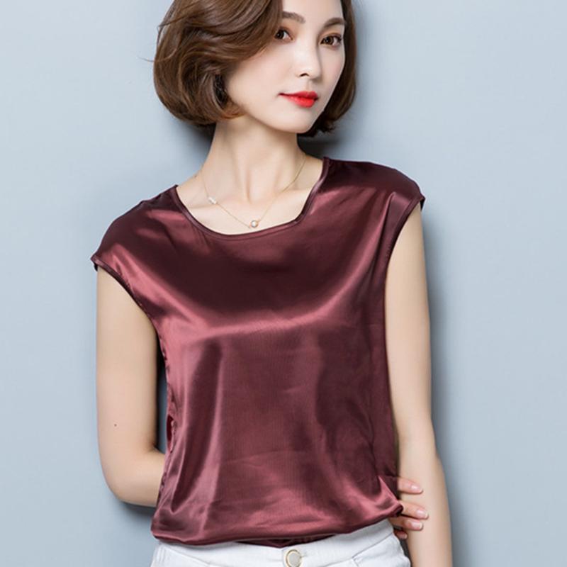 Women's T-Shirt Summer T Shirt Women Plus Size S-4XL Satin Shirts Arrivals Batting Sleeve Woman Tee Tops Casual Female T-shirts, White
Women's T-Shirt Summer T Shirt Women Plus Size S-4XL Satin Shirts Arrivals Batting Sleeve Woman Tee Tops Casual Female T-shirts, White