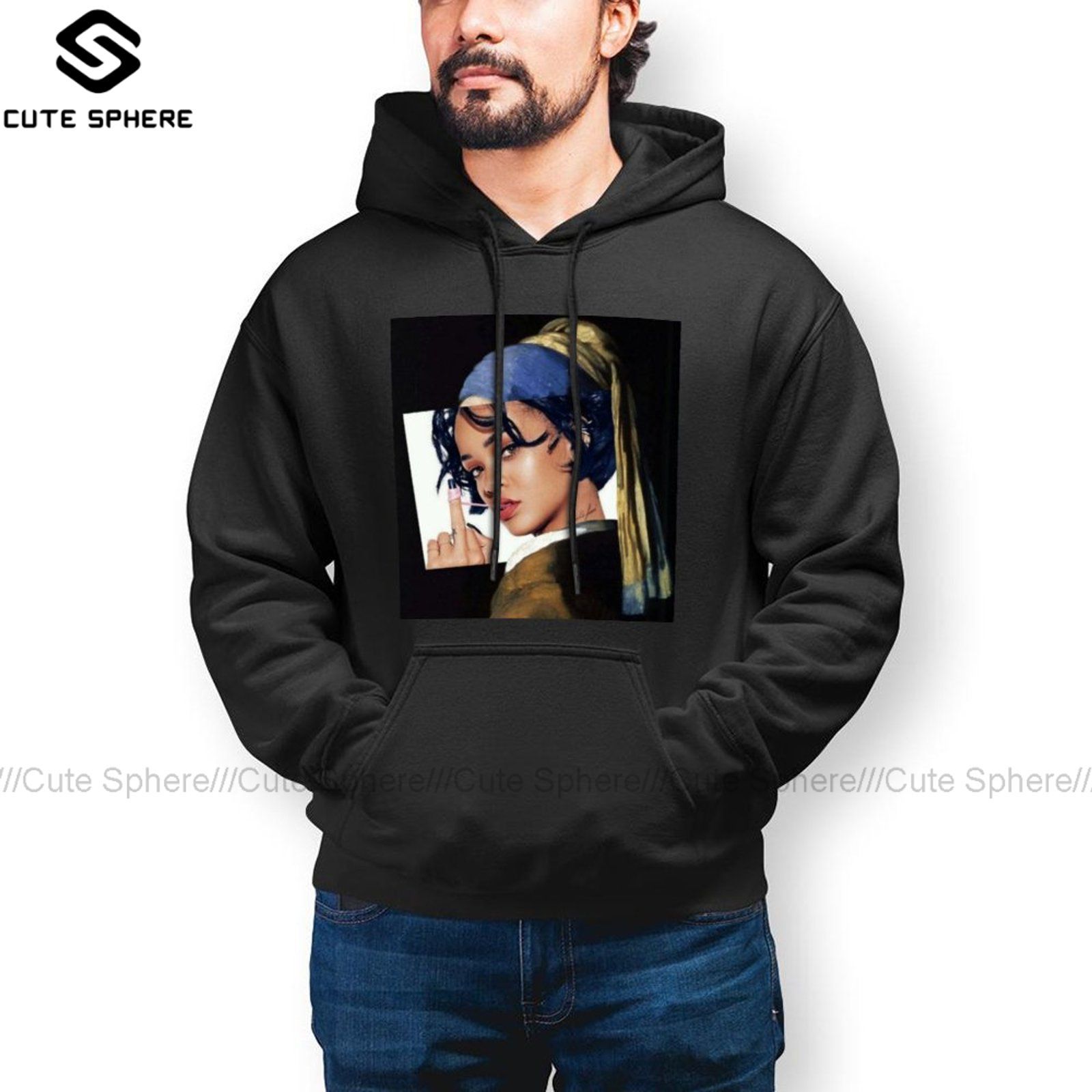 Fashion Rihanna Rihanna Hoodie Outdoor Winter Hoodies Long Length Cotton Pullover Hoodie Men Ov C0127, Black
Fashion Rihanna Rihanna Hoodie Outdoor Winter Hoodies Long Length Cotton Pullover Hoodie Men Ov C0127, Black