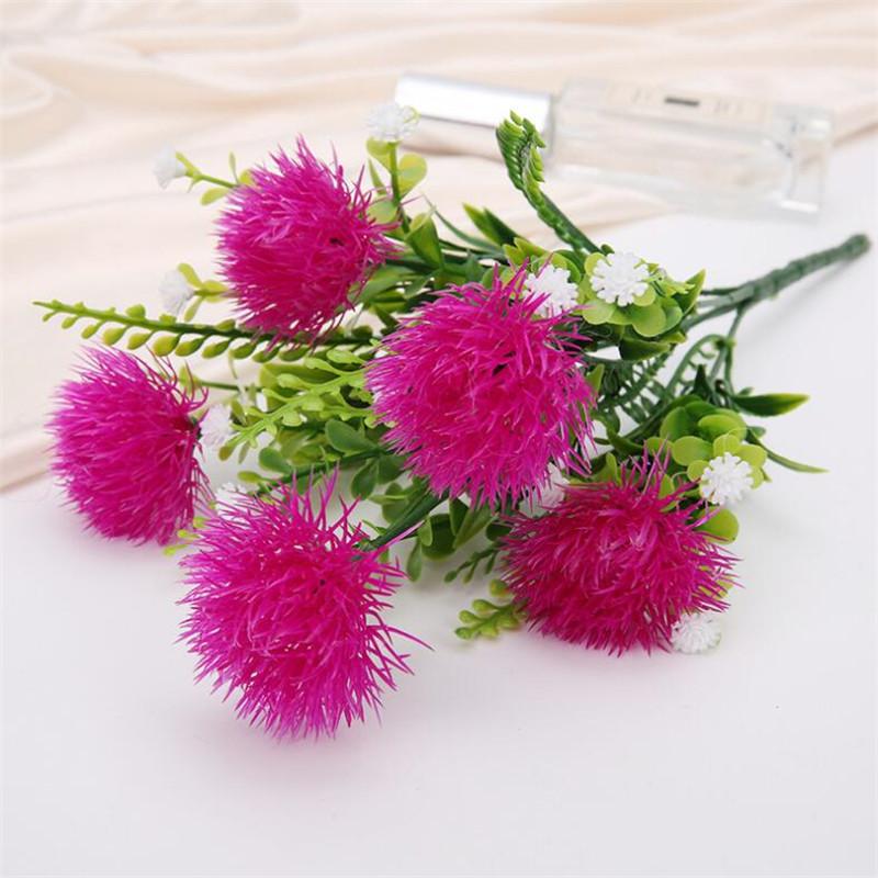 Fake Chrysanthemum Ball (5 heads/bunch) 12.2" Legth Simulation Plastic Dandelion for Wedding Home Decorative Artificial Flowers, Green
Fake Chrysanthemum Ball (5 heads/bunch) 12.2" Legth Simulation Plastic Dandelion for Wedding Home Decorative Artificial Flowers, Green