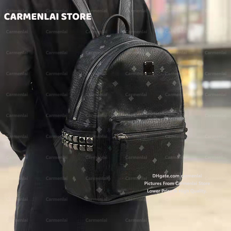 2022 Fashion Black Backpack Handbags Purses Men and Women Bag Rivet Leather Travel Laptop Backpacks Student Bookbag Back Pack Factory Price, Pink
2022 Fashion Black Backpack Handbags Purses Men and Women Bag Rivet Leather Travel Laptop Backpacks Student Bookbag Back Pack Factory Price, Pink