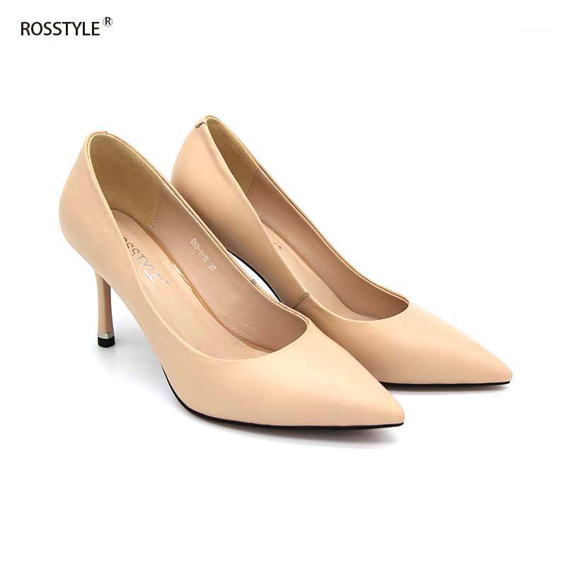 ROSSTYLE Pointed Toe Women Thin Heel Shoes 8cm High Heel Pumps Sexy Office Lady Shoes Classics Genuine Leather Party X21, Apricot
ROSSTYLE Pointed Toe Women Thin Heel Shoes 8cm High Heel Pumps Sexy Office Lady Shoes Classics Genuine Leather Party X21, Apricot