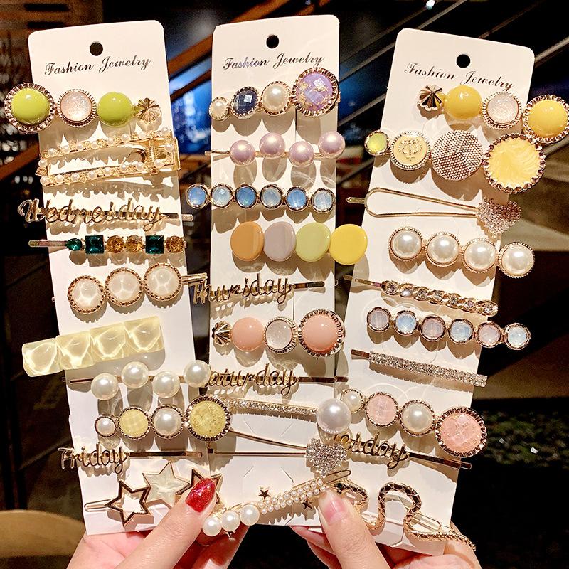 1 Set Women Girls Pearls Hairpins For Hair Ins Fashion Girls Acetate Geometric Hair Clips Barrettes Boutique Accessories
1 Set Women Girls Pearls Hairpins For Hair Ins Fashion Girls Acetate Geometric Hair Clips Barrettes Boutique Accessories
