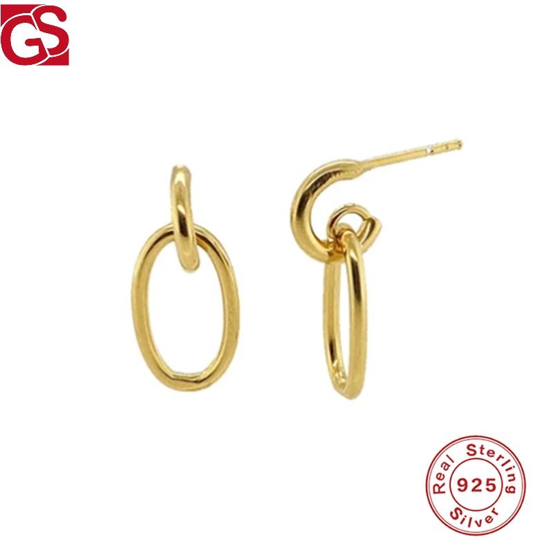 Stud GS 925 Sterling Silver Earrings For Women Trendy Boucle Oreille Femme Glossy Piercing Fine Jewelry Ladies
Stud GS 925 Sterling Silver Earrings For Women Trendy Boucle Oreille Femme Glossy Piercing Fine Jewelry Ladies