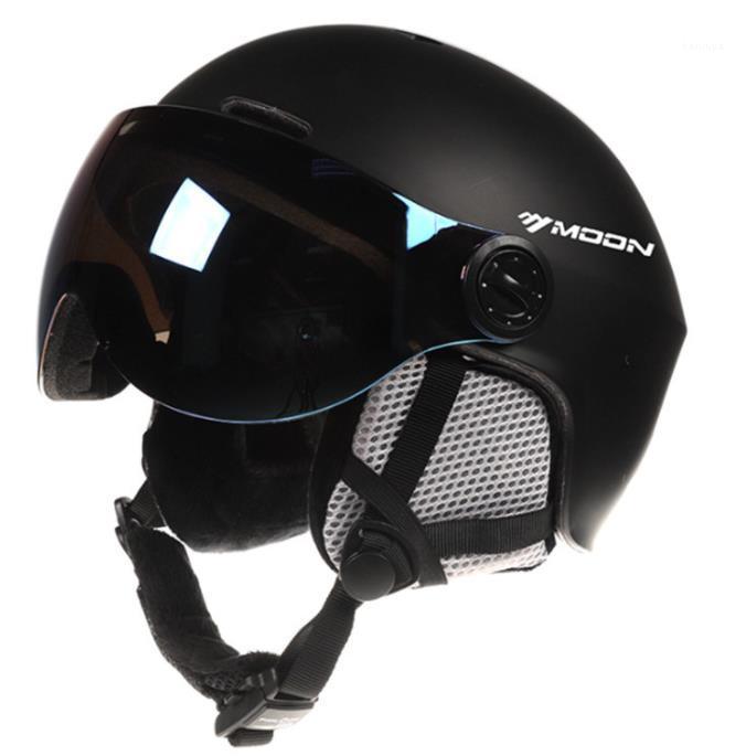 Motorcycle moon helmet cross-border e-commerce safety helmet with goggles integrated male and female protective ski helmet protective gear1, Blacks
Motorcycle moon helmet cross-border e-commerce safety helmet with goggles integrated male and female protective ski helmet protective gear1, Blacks
