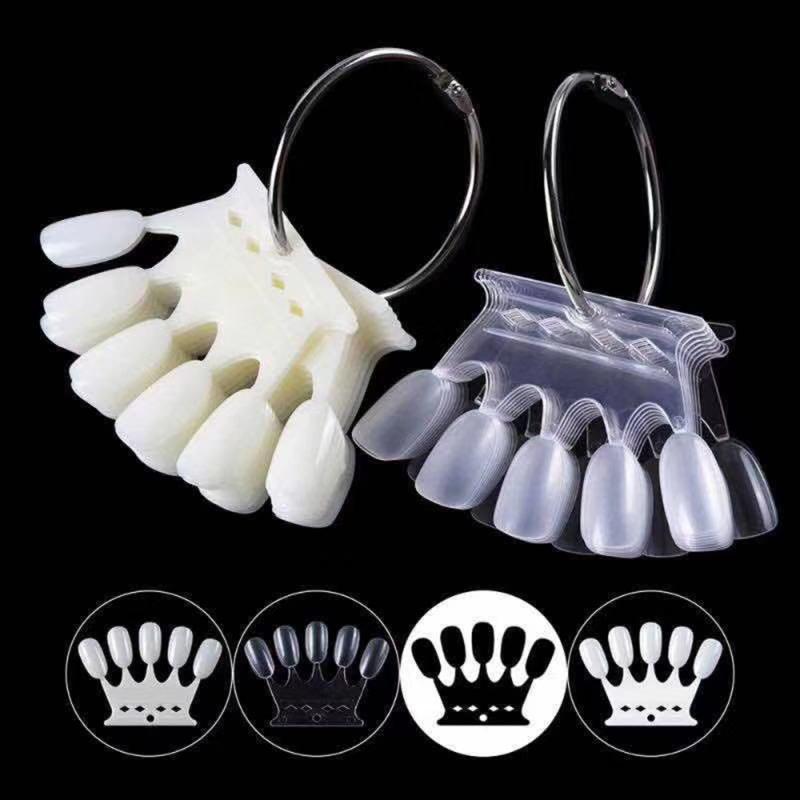 50pcs Tips Fake Nails Oval Clear Natural Black Tips On Ring Display False Nail Art Designs Acrylic Gel Manicure Tools, Clear color 50pcs
50pcs Tips Fake Nails Oval Clear Natural Black Tips On Ring Display False Nail Art Designs Acrylic Gel Manicure Tools, Clear color 50pcs