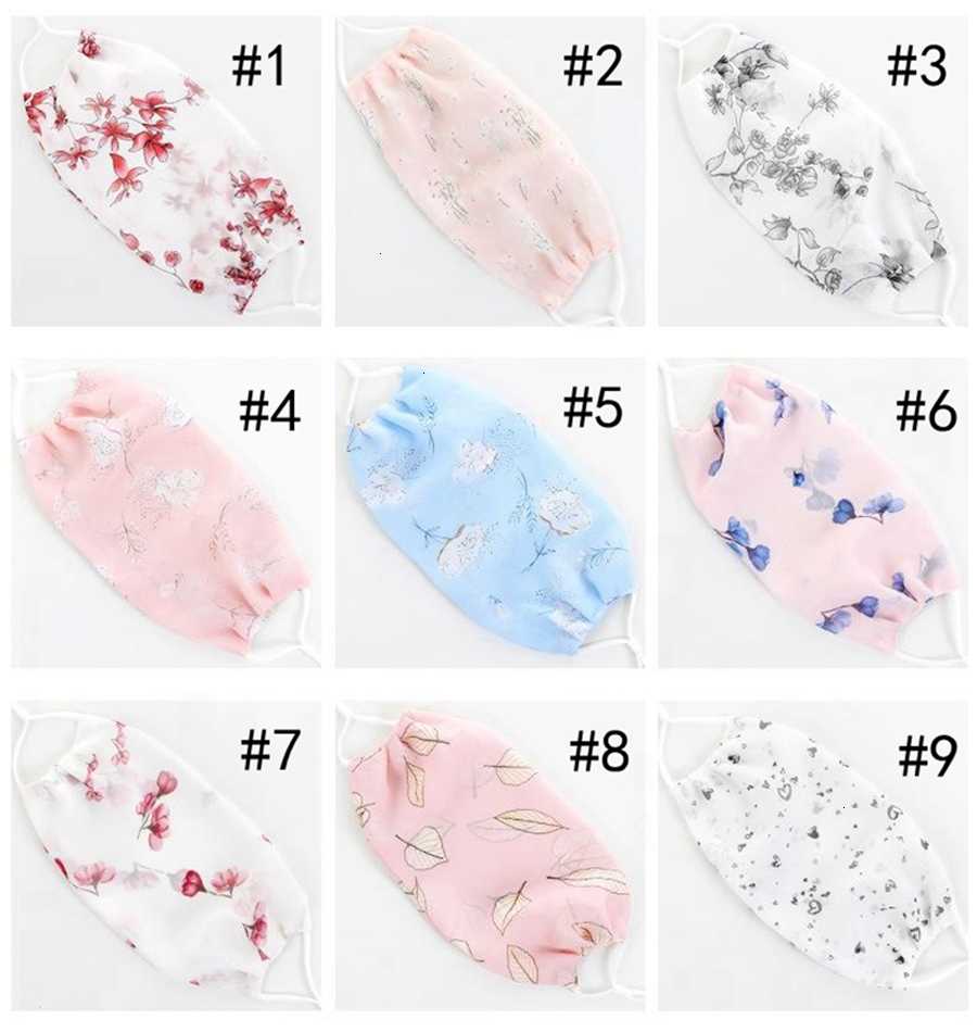 Mask Floral Summer Lady Face Chiffon Print Sun Protection Reusable Mouth Cover Washable Breathable Outdoor Masks Dda340
Mask Floral Summer Lady Face Chiffon Print Sun Protection Reusable Mouth Cover Washable Breathable Outdoor Masks Dda340