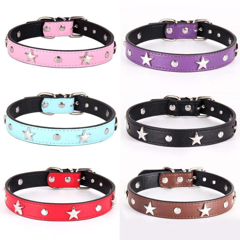 Personalized Dog Collar PU Leather stainless steel Pentagram Style for Small Medium Dog Cat Necklace Strap animals Pet Supplies
Personalized Dog Collar PU Leather stainless steel Pentagram Style for Small Medium Dog Cat Necklace Strap animals Pet Supplies