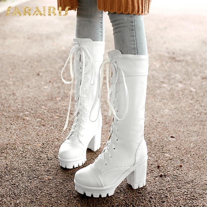 Sarairis 2020 Fashion Big Size 43 Platform Skidproof Platform Comfy Boots Woman Shoes Chunky High Heels Lace Up Shoes Ladies, Black
Sarairis 2020 Fashion Big Size 43 Platform Skidproof Platform Comfy Boots Woman Shoes Chunky High Heels Lace Up Shoes Ladies, Black