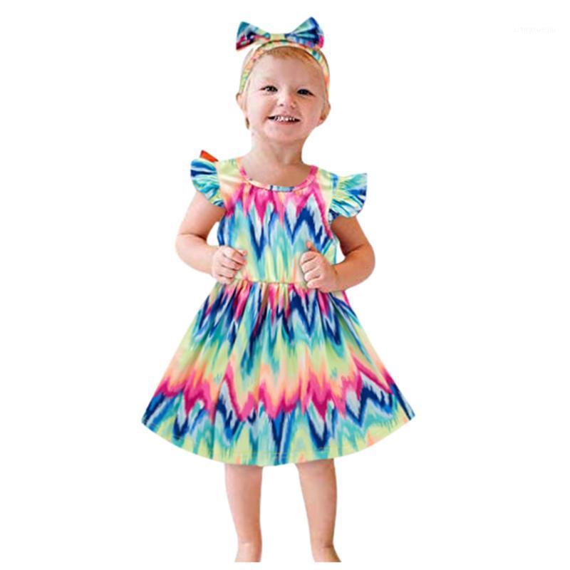 Girls dress flying sleeve O-collar dress with Headband Tie-dye print Cute sweet style Princess Formal Knee-Length1, As show
Girls dress flying sleeve O-collar dress with Headband Tie-dye print Cute sweet style Princess Formal Knee-Length1, As show
