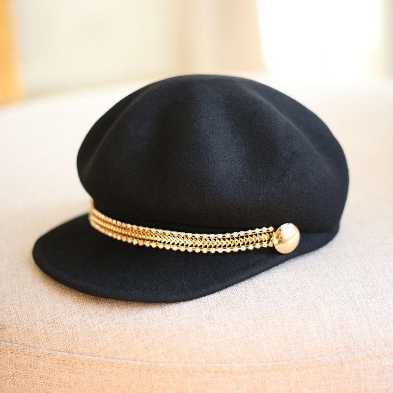 Youth Visor Cap Unique Wool Felt Hats Knight England Equestrian Caps Fashion Female Hat Autumn And Winter Fedoras Women Beret, Black
Youth Visor Cap Unique Wool Felt Hats Knight England Equestrian Caps Fashion Female Hat Autumn And Winter Fedoras Women Beret, Black