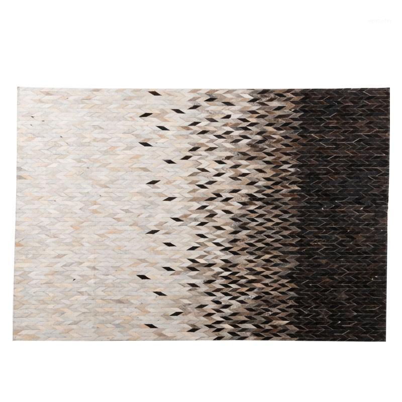 Nordic style luxury cowhide skin handmade seamed patchwor rug , natural fur carpet for living room decoration office carpet1, As picture
Nordic style luxury cowhide skin handmade seamed patchwor rug , natural fur carpet for living room decoration office carpet1, As picture