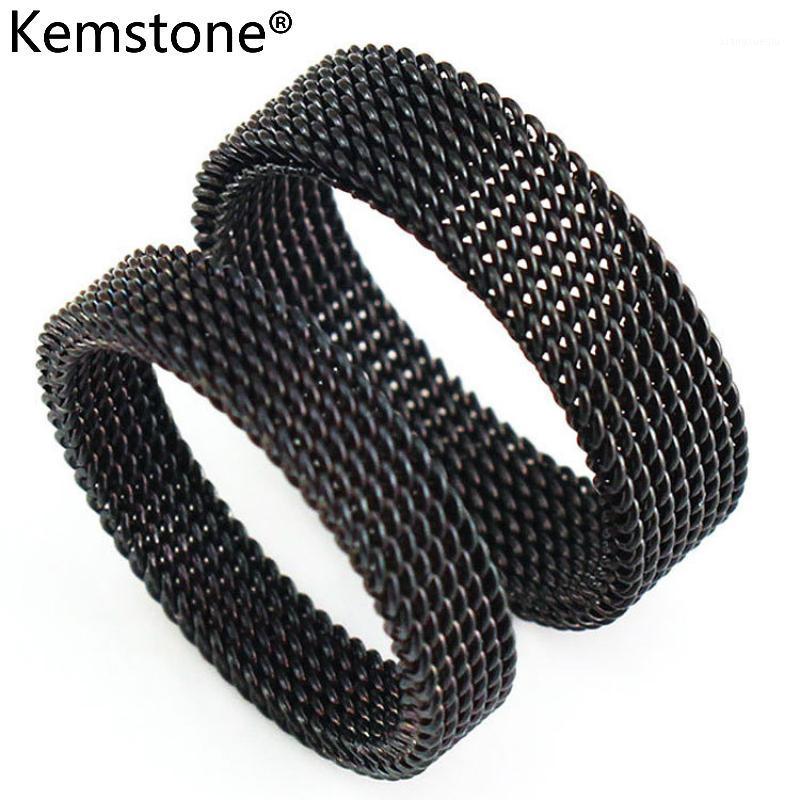 Kemstone 6MM/4MM Stainless Steel Black Wire Elasticity Ring For Men Women Gift Size 2-10 Band Rings, Silver
Kemstone 6MM/4MM Stainless Steel Black Wire Elasticity Ring For Men Women Gift Size 2-10 Band Rings, Silver